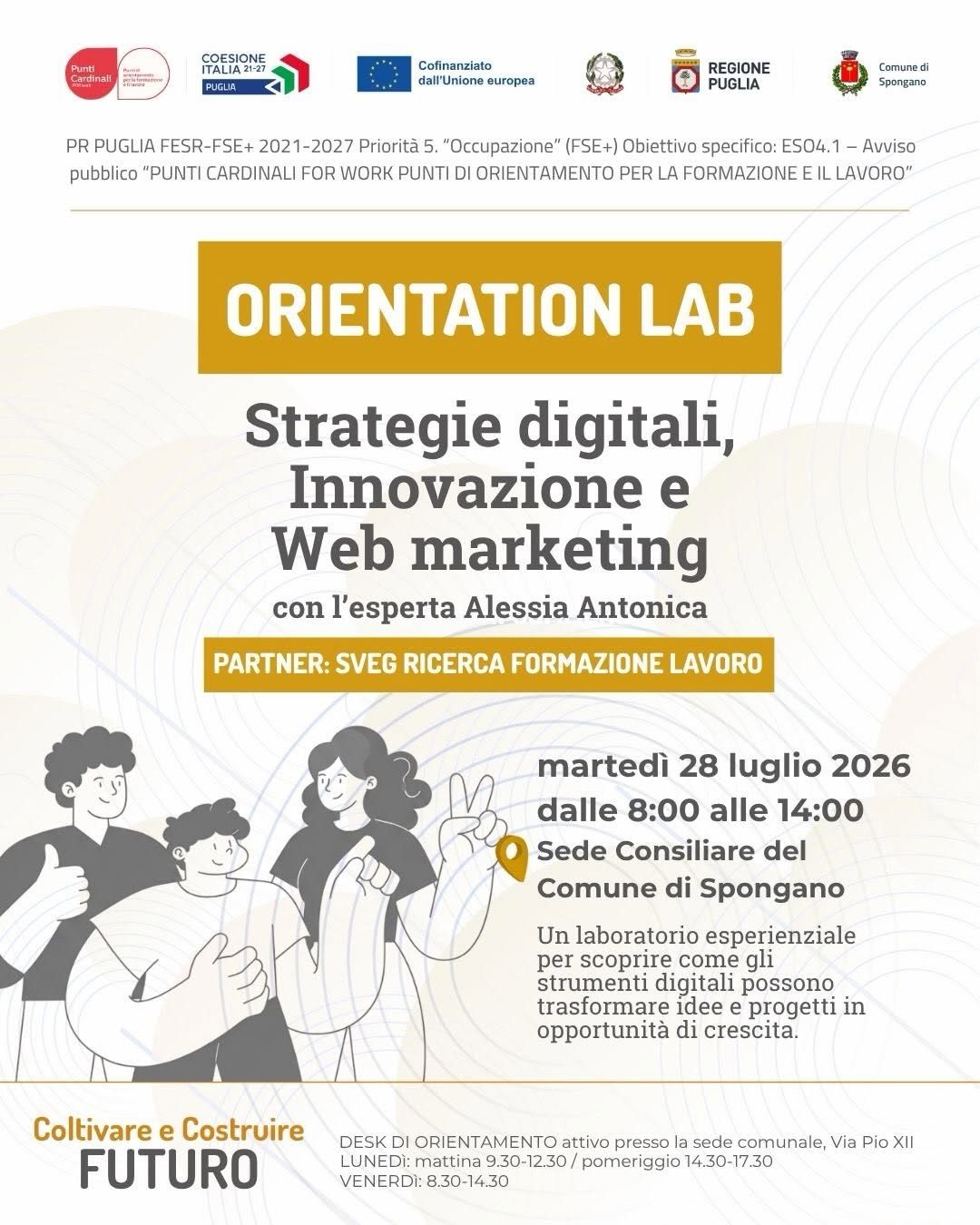Orientation Lab a Spongano